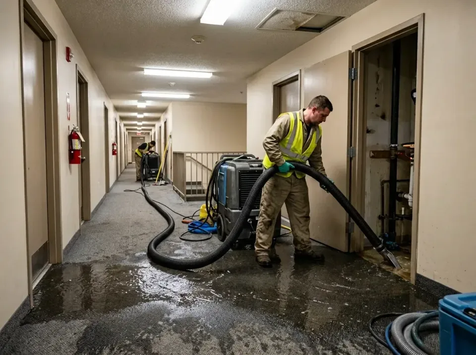 multi-unit-apartment-hallway-f-005 — frequently asked questions, Emergency Burst Pipe Water Extraction & Removal in Hayesvil…